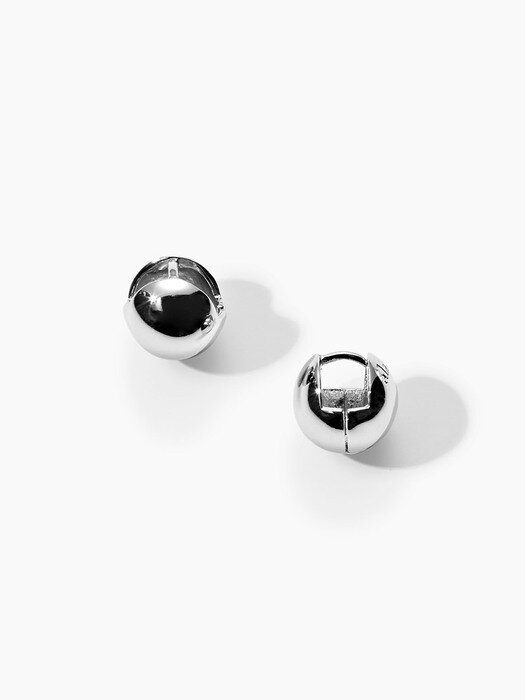 silver ball earring_m