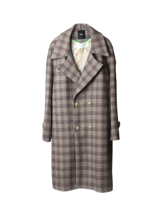 [주문제작]UTH-FC05 glen check double coat[UNISEX]