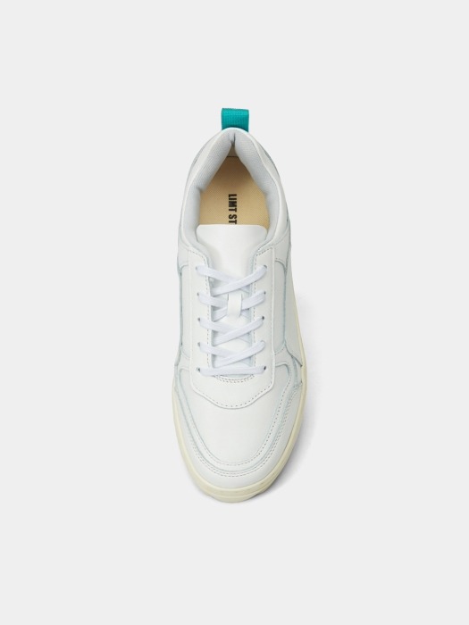 ALEX WHITE LEATHER SNEAKERS