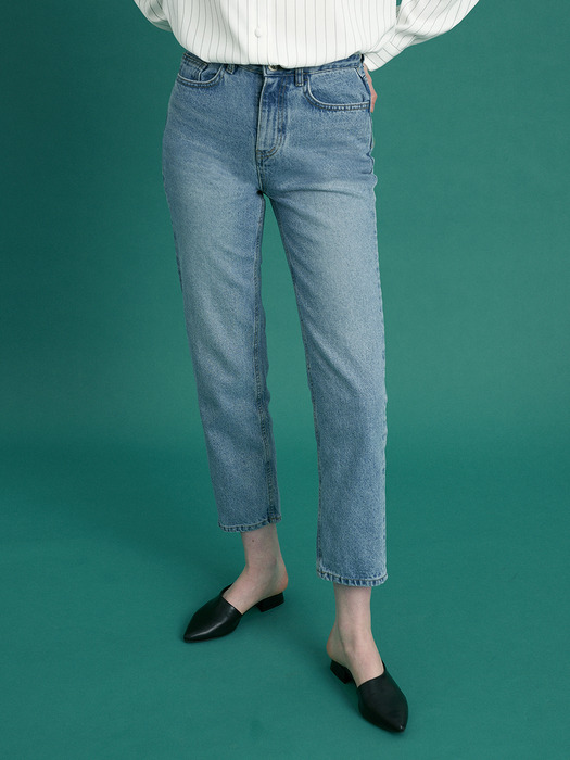 monts 1055 cropped jeans in light blue (light blue)