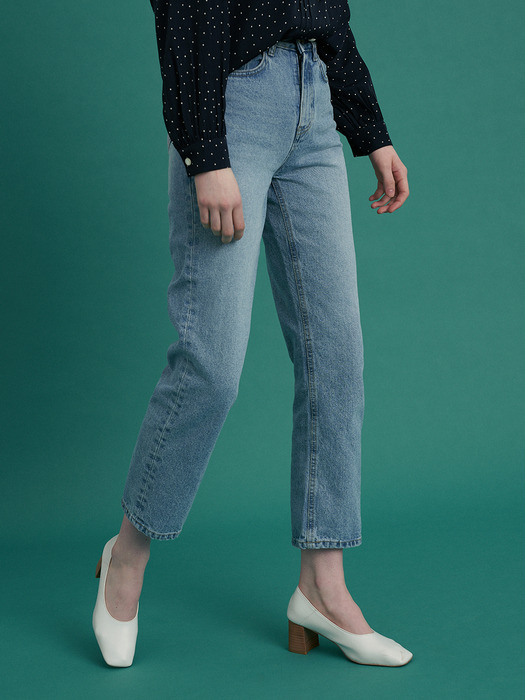 monts 1055 cropped jeans in light blue (light blue)