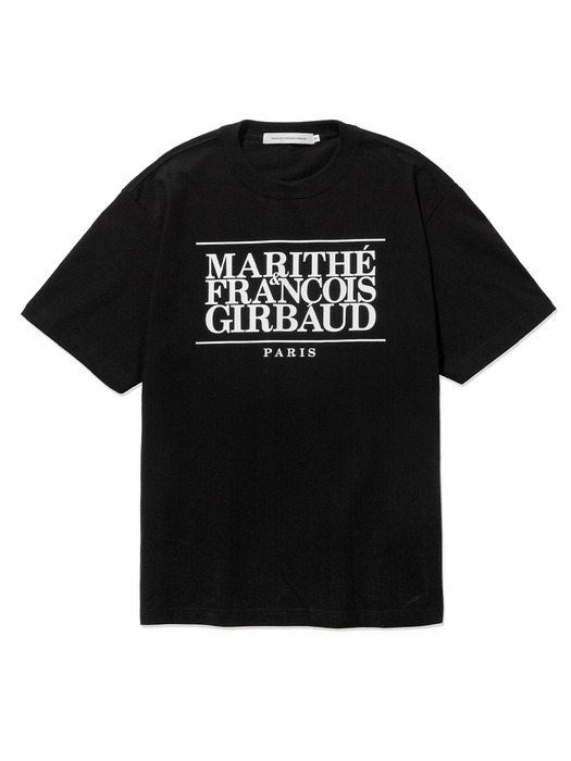 MARITHE CLASSIC LOGO TEE black