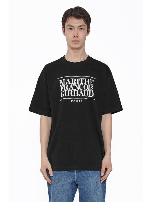 MARITHE CLASSIC LOGO TEE black