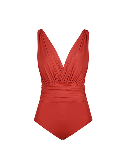 Silhouette Swimsuit Red