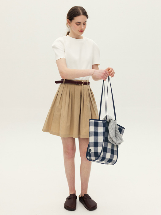 ITAEWON Bag (Navy check/Black big gingham check)