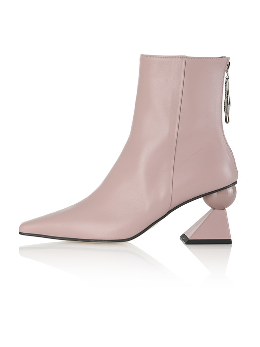 Amoeba Glam Heel Boots / B540 Mud Pink