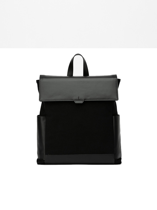 Polygon uni backpack [blackcanvas]