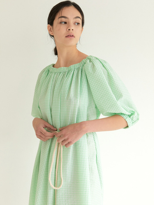 Off-Shoulder Dress_L.Green