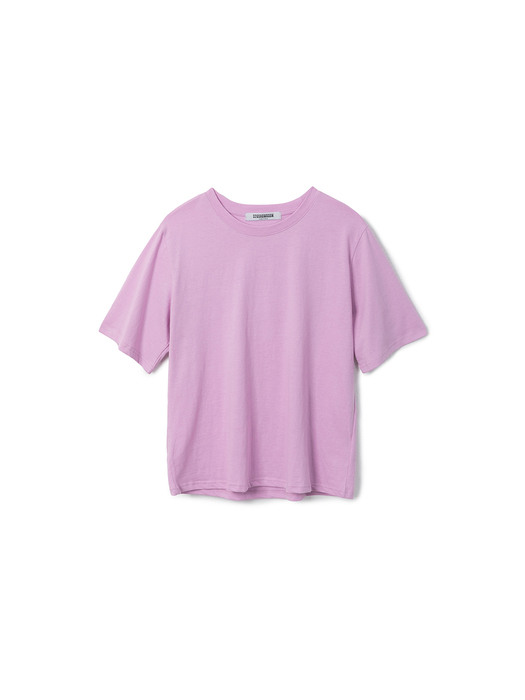 Basic Round Colorful Tshirts Pink