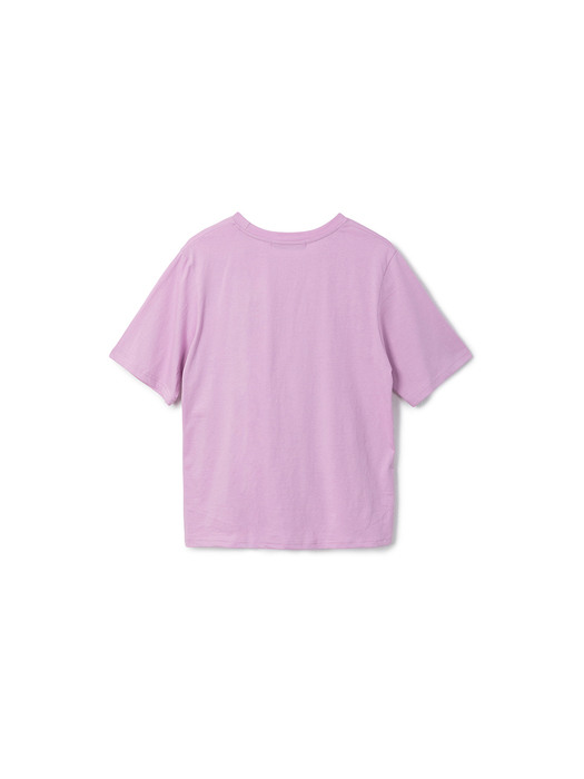 Basic Round Colorful Tshirts Pink