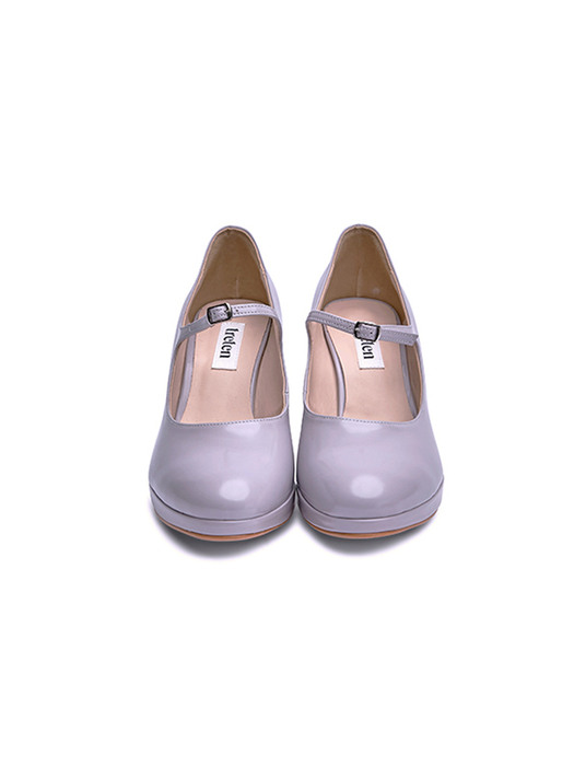 Platform chunky heels_purple