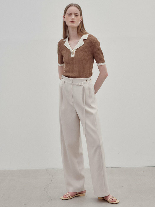 Tucked Wide Pants SW1ML231-90