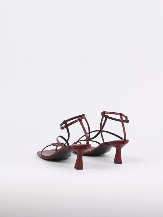 Didie Sandals Leather Wine