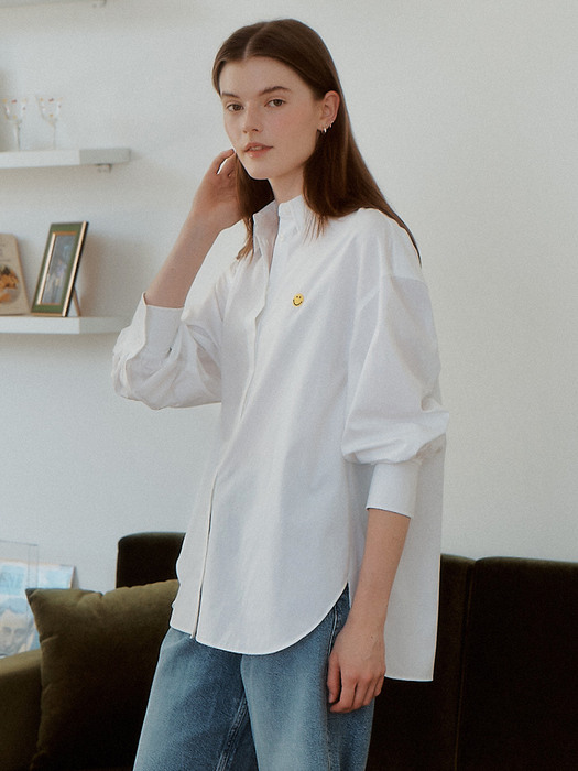 Smiley® Everyday Overfit Shirts_White