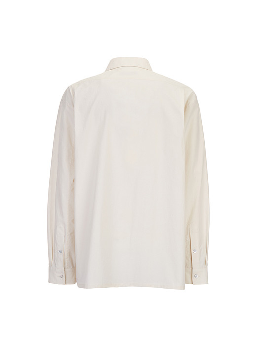 CURVED-UP SHIRT_IVORY