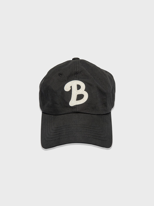 B Logo Ball Cap_Black