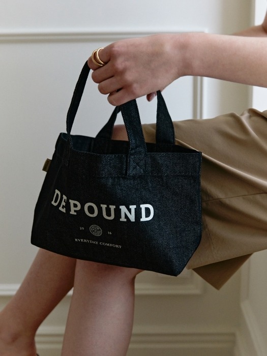 [드파운드]voyage bag - black denim (S) [W CONCEPT]
