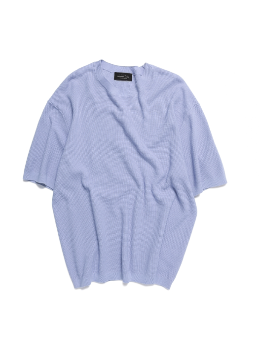 Shory Sleeve Waffle Knit - Violet