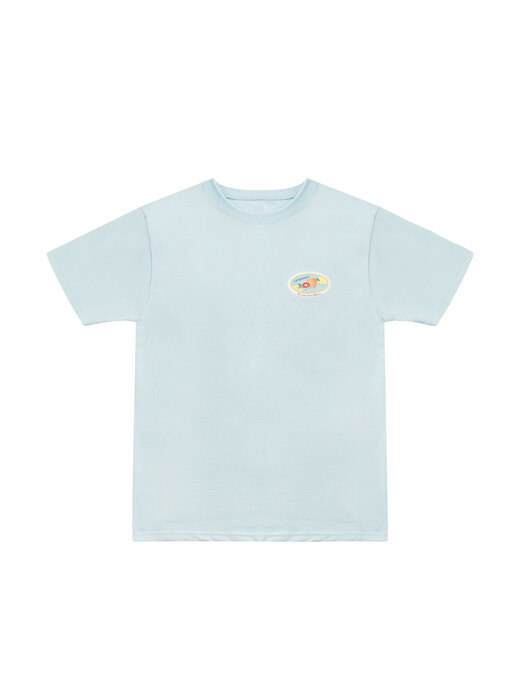 Fruit Market T-shirt_Pomelo__White & Skyblue