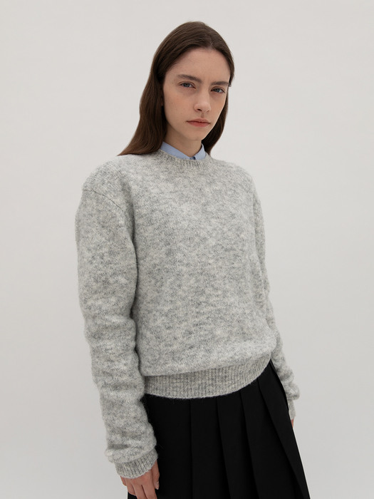 [단독기획] Pullover Round Wool Knit_5colors