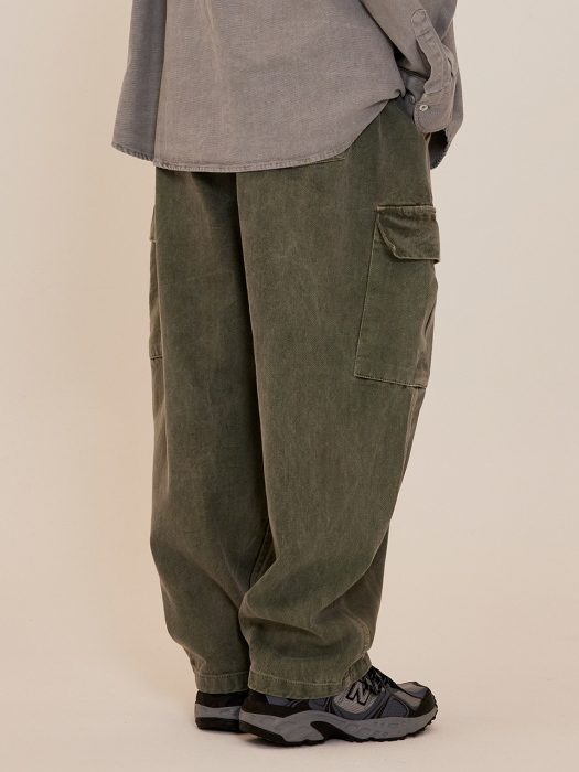 CB PIGMENT CARGO PANTS (KHAKI)