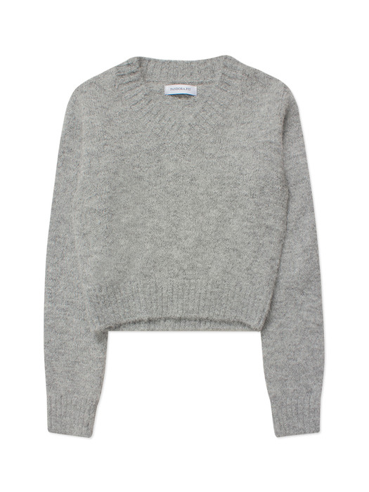 Meld Crop Knit Grey