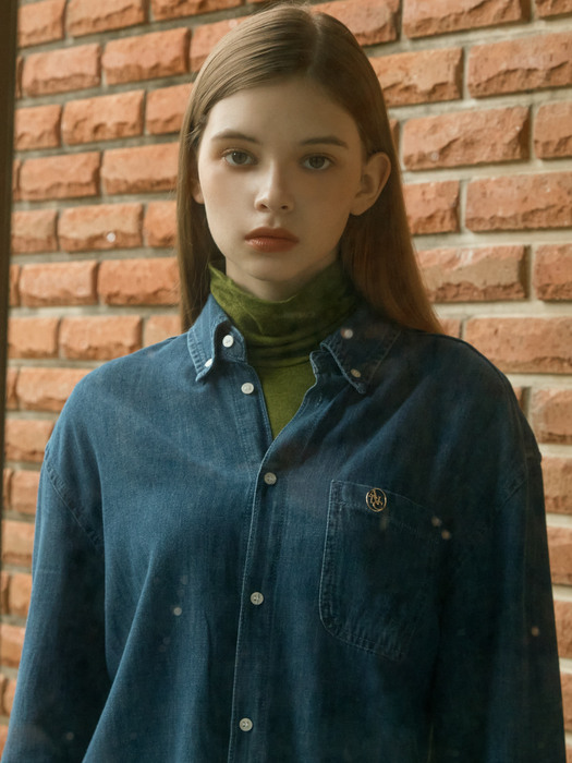 CLASSIC DENIM SHIRT_BLUE