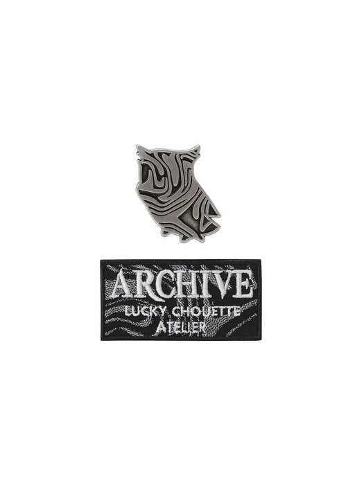 [Atelier] Mable Chouette Archive Emblem Brooch Set_LXEAM23800XXX