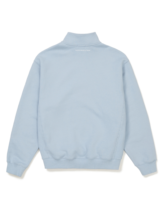 New Active Half-Zip Sweatshirt (Sky Blue)
