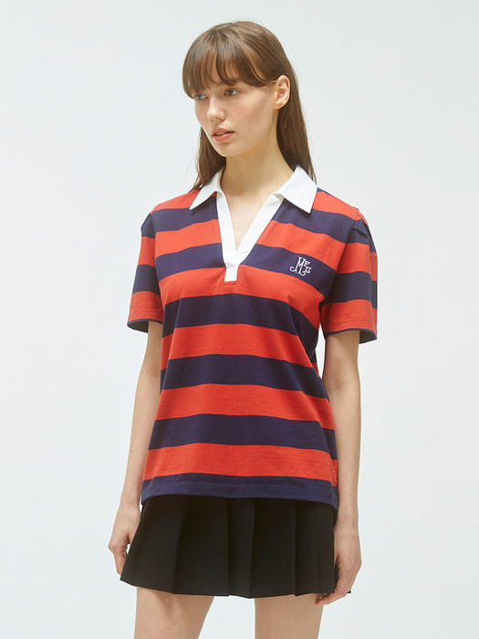 W RUGBY PUFF SHIRTS red