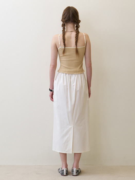 23 Summer_ Ivory Cutting Embroidery skirt