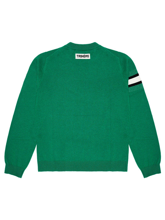 Signature Line Cashmere Knit PULLOVER WOMAN GREEN