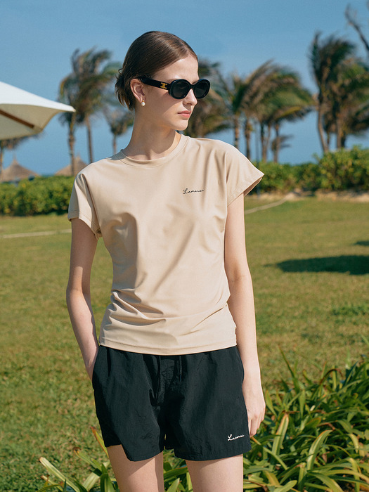 Cap Sleeve Rash Guard[LMBCSW225]-4color