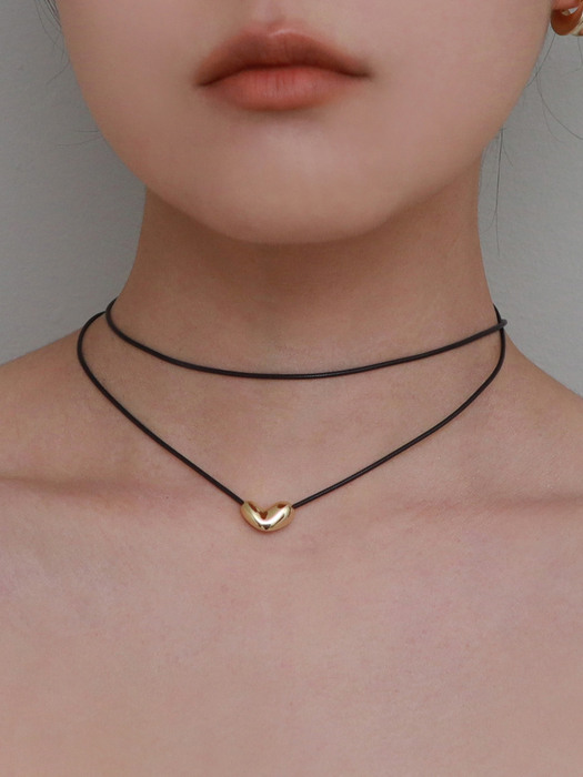 heart string necklace