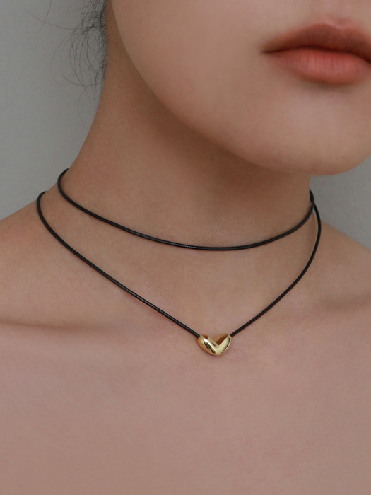 heart string necklace