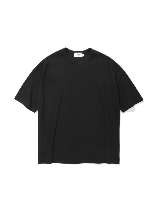 테일러 오버핏 베이직 티셔츠 (블랙)