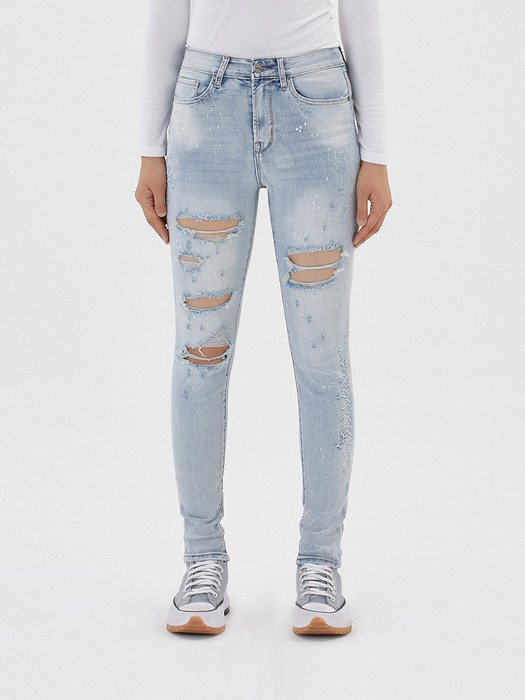 SIDE EMBROIDERY JEANS
