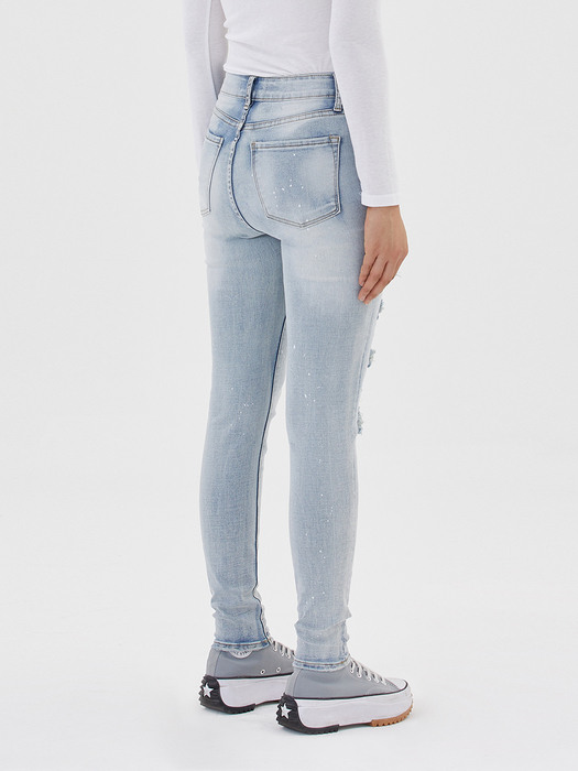 SIDE EMBROIDERY JEANS