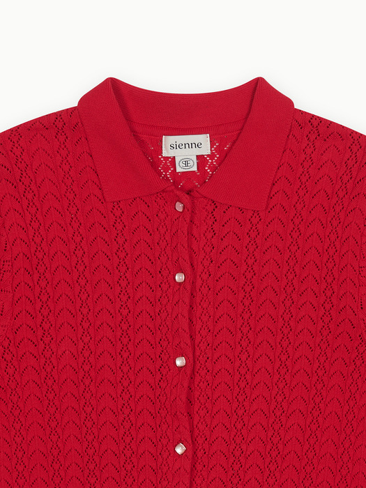 Charlotte Cardigan (Red)