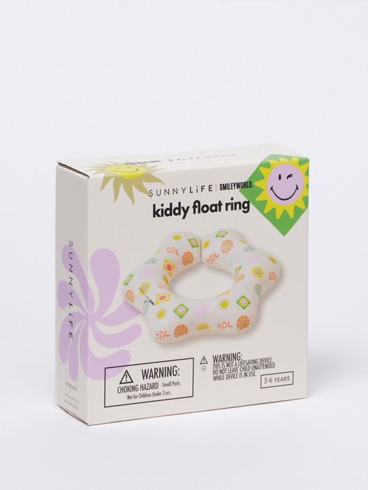 [국내공식]Kiddy Float Ring SMILEY World Sol Sea_암밴드-S3LKIDSM