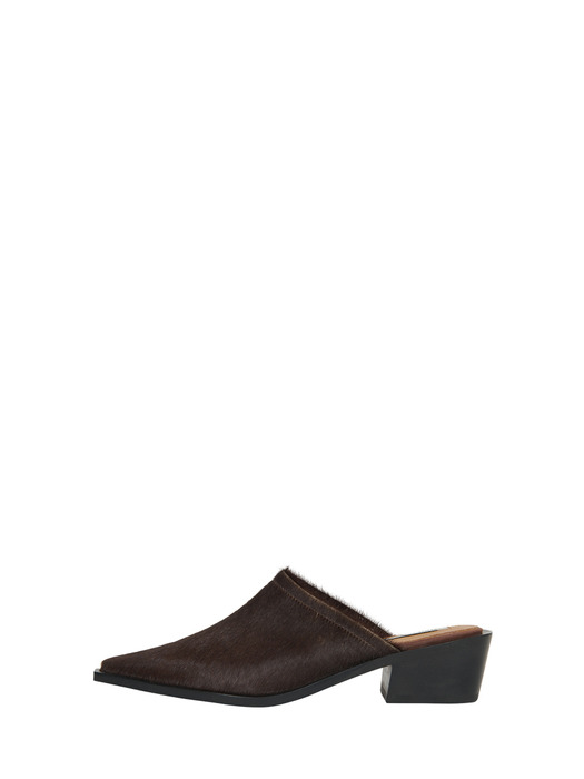 Pointed Mules / BROWN