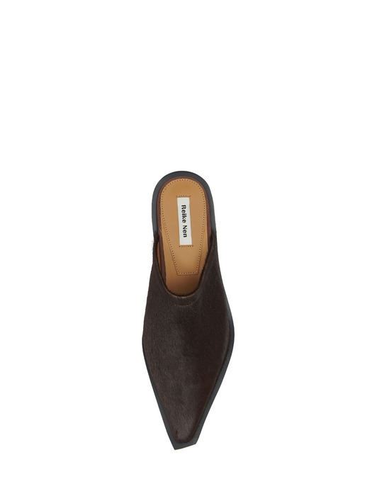Pointed Mules / BROWN