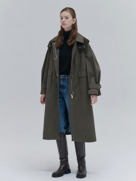 23FN urban hoody field coat [KA]