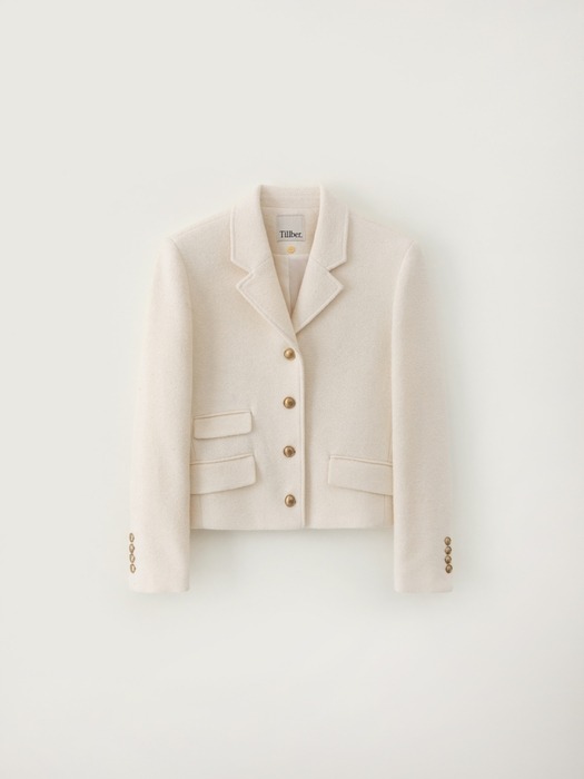 Graden Tweed Jacket_Ivory