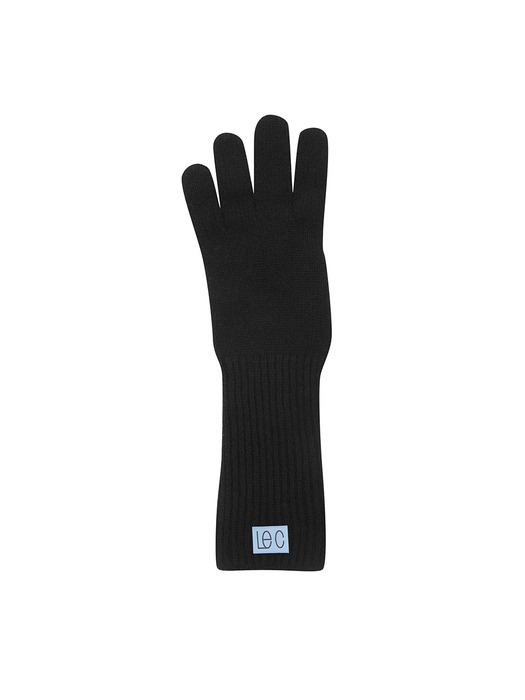 Ribbed Gloves_D7HAW23001BKX
