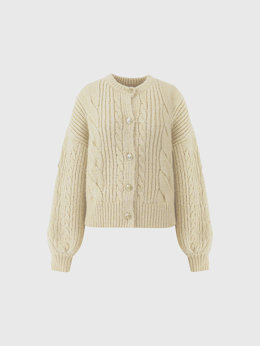 셀리 케이블 니트 가디건 / CELI CABLE KNIT CARDIGAN_3colors