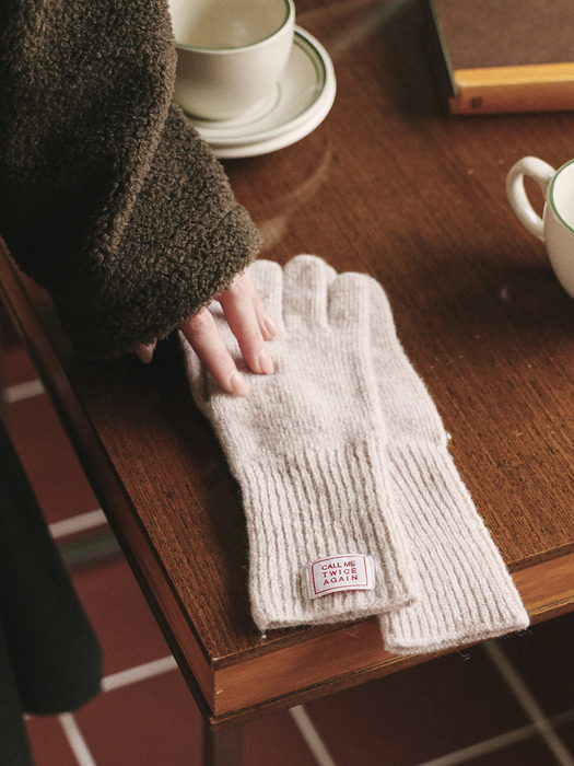 Cloud Wool Knit Gloves (4 Color)