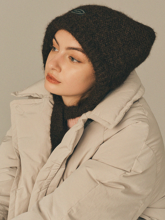 Chunky strap beanie_4color