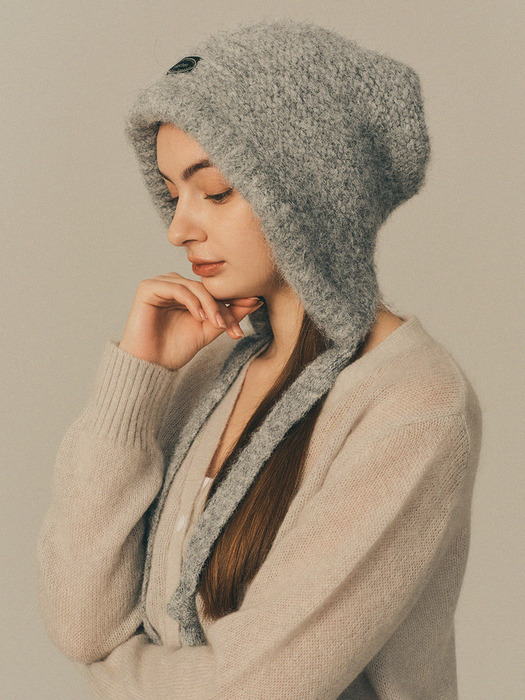 Chunky strap beanie_4color