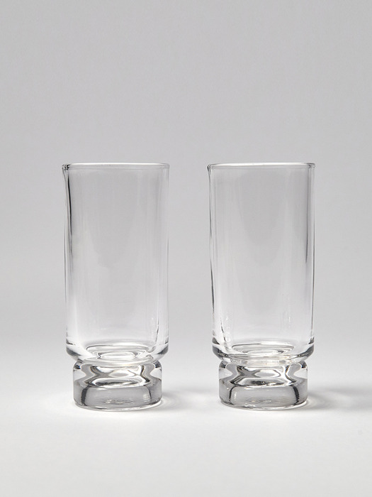 ARNO GLASS TUMBLER/CLEAR (2 IN 1)